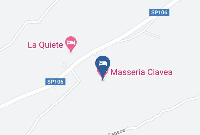 Bari - Masseria Ciavea Maps