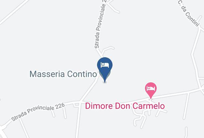 Bari - Masseria Contino Maps