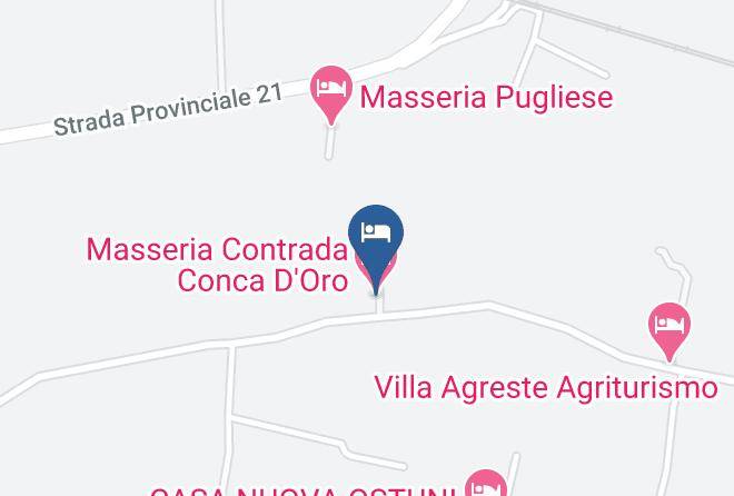 Brindisi - Masseria Contrada Conca D'oro Maps