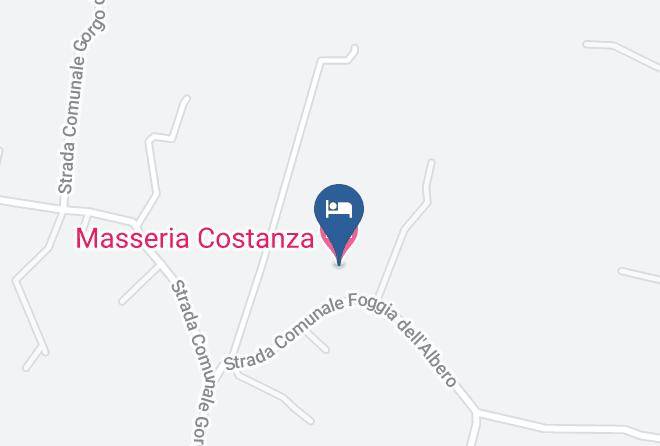 Bari - Masseria Costanza Maps