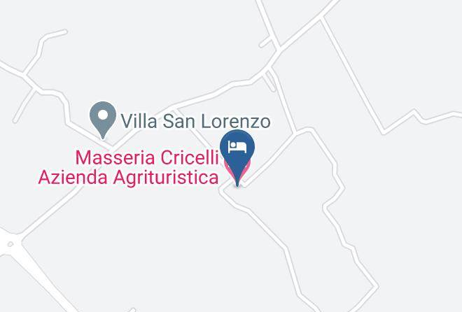 Lecce - Masseria Cricelli Azienda Agrituristica Maps