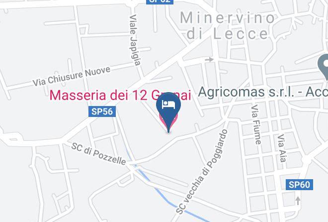 Lecce - Masseria Dei 12 Granai Maps