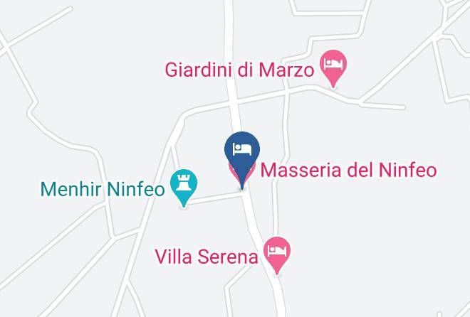 Lecce - Masseria Del Ninfeo Maps