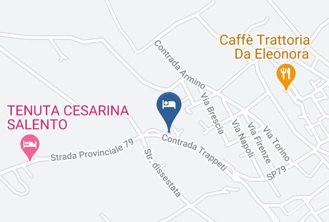 Lecce - Masseria Delle Rose Maps