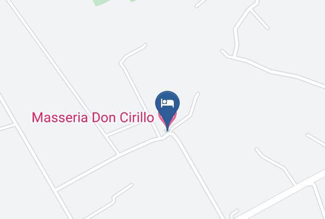 Lecce - Masseria Don Cirillo Maps