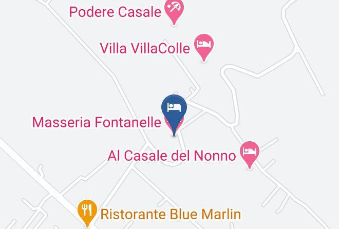 Lecce - Masseria Fontanelle Maps