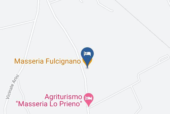 Lecce - Masseria Fulcignano Maps