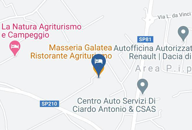 Lecce - Masseria Galatea Ristorante Agriturismo Maps