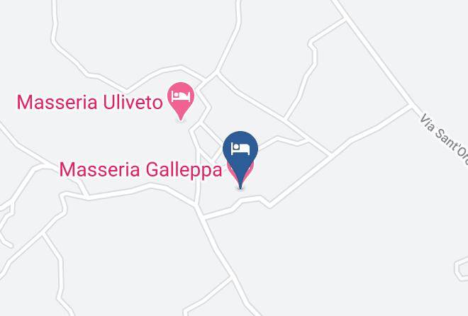 Bari - Masseria Galleppa Maps