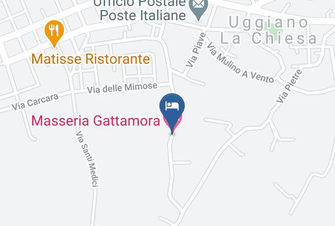 Lecce - Masseria Gattamora Maps