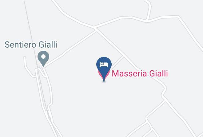 Lecce - Masseria Gialli Maps