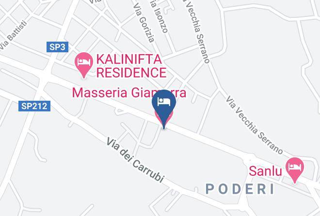 Lecce - Masseria Giamarra Maps