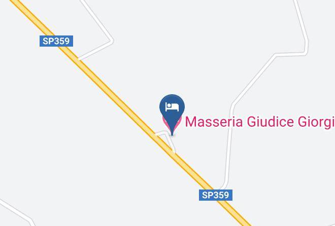 Lecce - Masseria Giudice Giorgio Maps