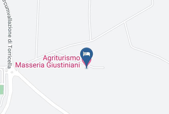 Taranto - Agriturismo Masseria Giustiniani Maps