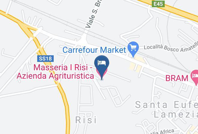 Catanzaro - Masseria I Risi Azienda Agrituristica Maps