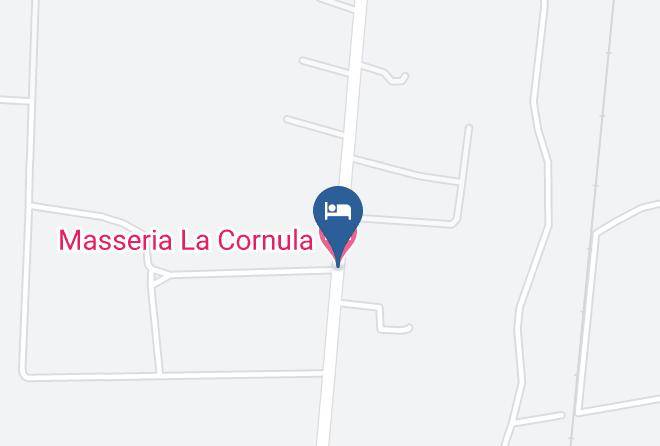 Lecce - Masseria La Cornula Maps
