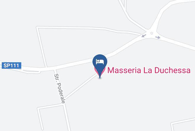 Lecce - Masseria La Duchessa Maps
