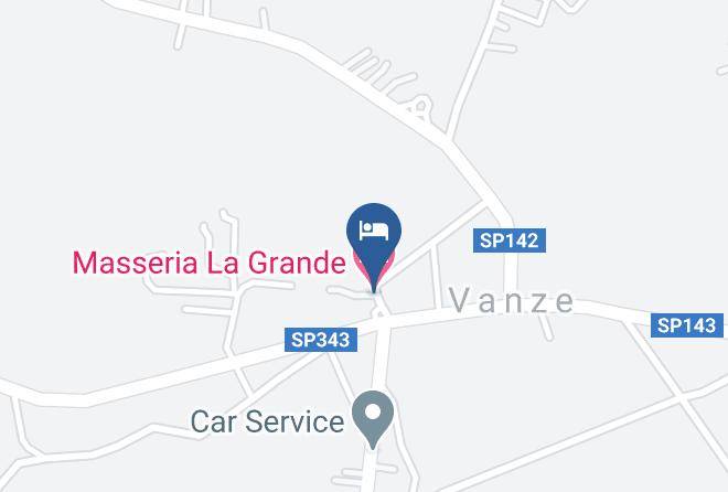 Lecce - Masseria La Grande Maps