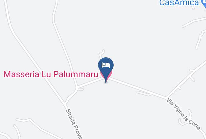 Lecce - Masseria Lu Palummaru Maps