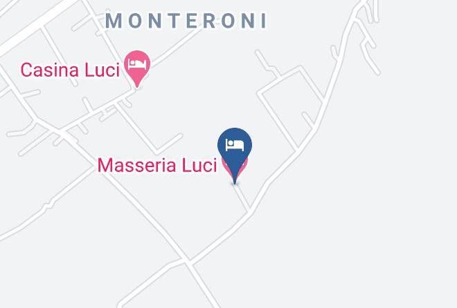 Lecce - Masseria Luci Maps