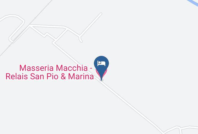 Matera - Masseria Macchia Relais San Pio & Marina Maps