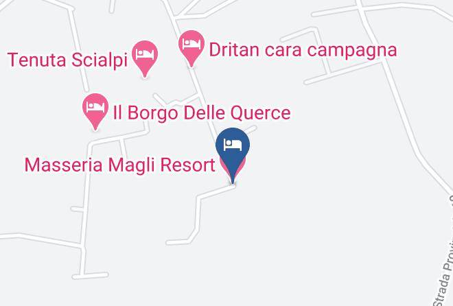 Taranto - Masseria Magli Resort Maps