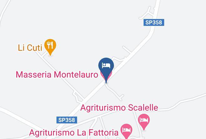Lecce - Masseria Montelauro Maps