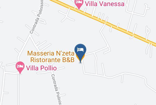Brindisi - Masseria N'zeta Ristorante B&b Maps