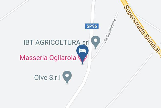 Lecce - Masseria Ogliarola Maps