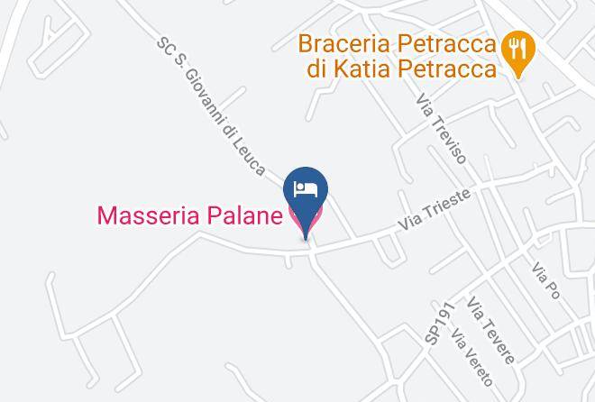 Lecce - Masseria Palane Maps
