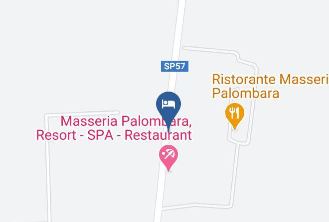 Brindisi - Masseria Palombara Resort Spa Restaurant Maps