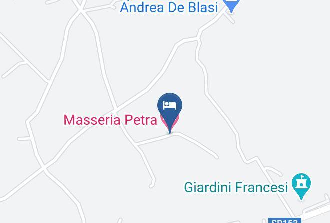 Lecce - Masseria Petra Maps