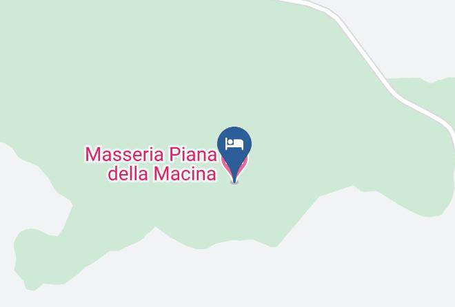 Foggia - Masseria Piana Della Macina Maps