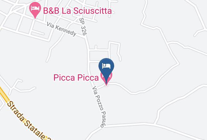 Lecce - Masseria Picca Picca Maps