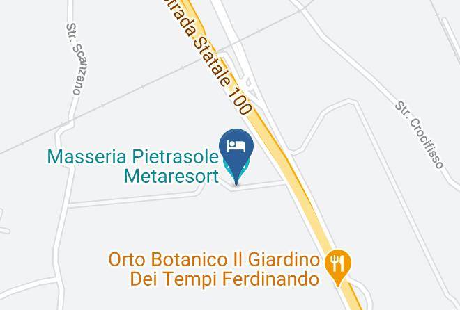 Bari - Masseria Pietrasole Metaresort Maps