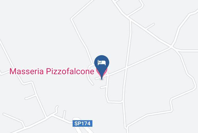 Lecce - Masseria Pizzofalcone Maps