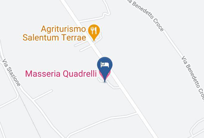 Lecce - Masseria Quadrelli Maps