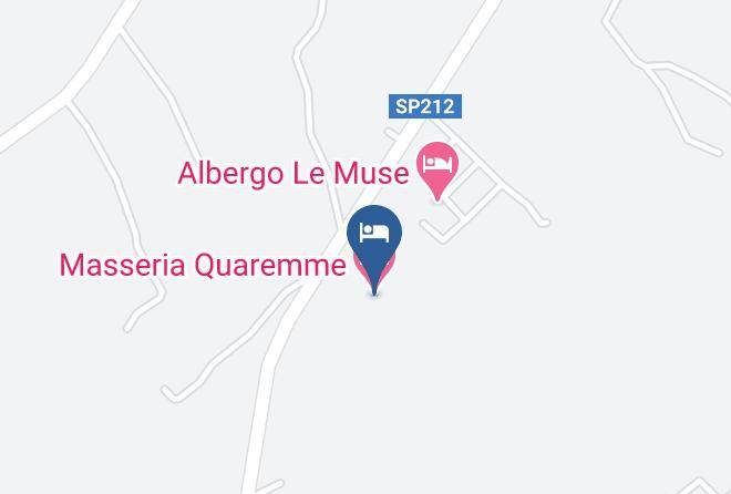 Masseria Quaremme Map