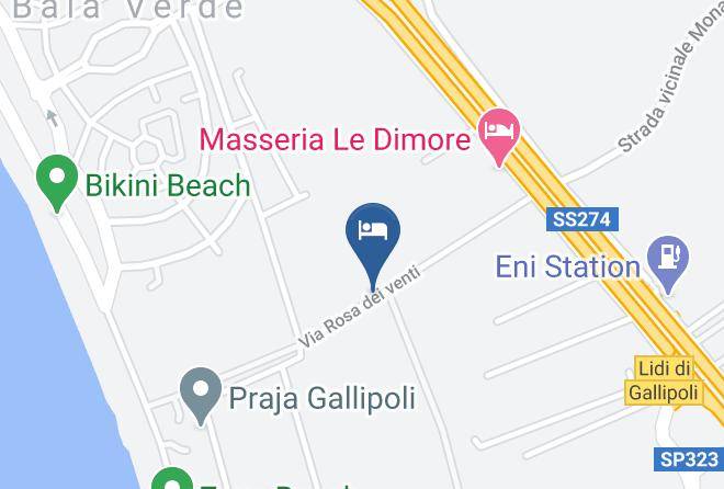 Masseria Relais Baia Verde Gallipoli Map