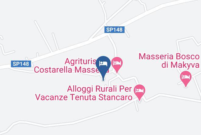Lecce - Masseria Salentina Lu Costareddhra Maps