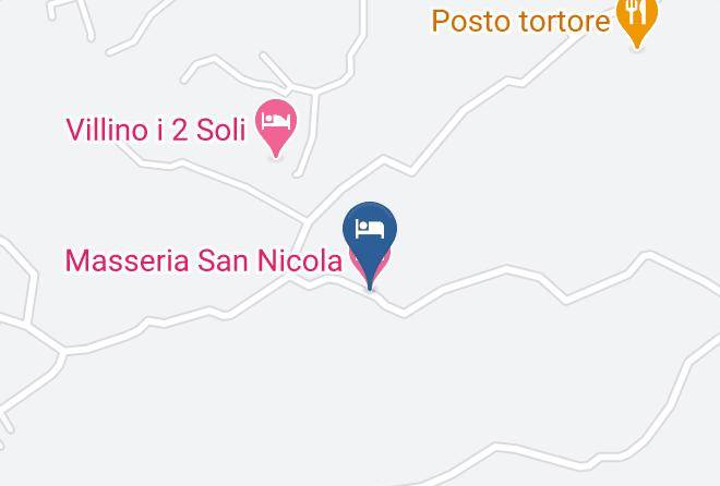 Lecce - Masseria San Nicola Maps