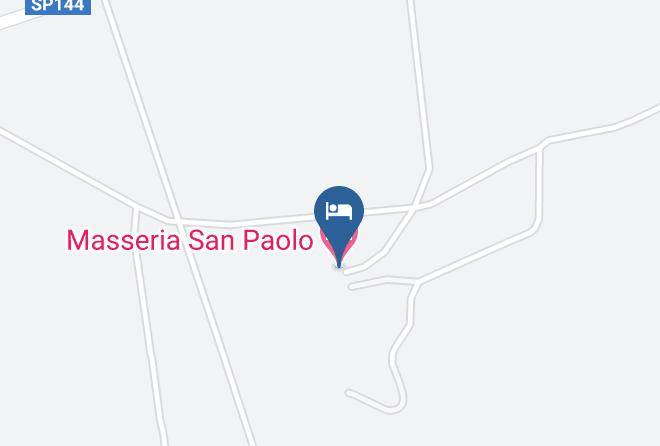 Lecce - Masseria San Paolo Maps