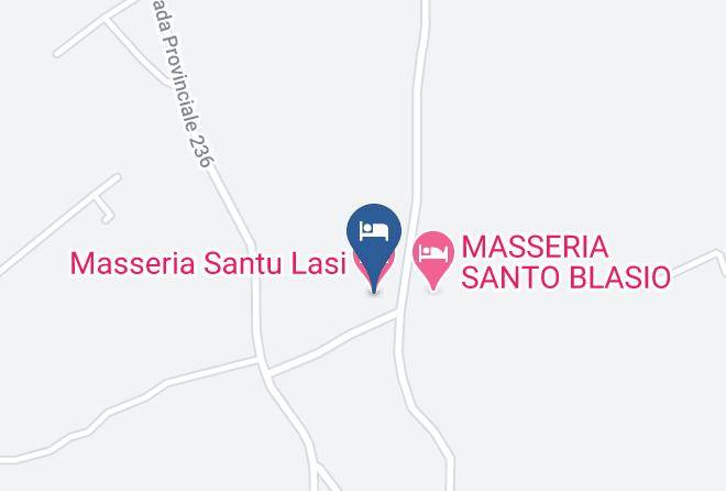 Lecce - Masseria Santu Lasi Maps