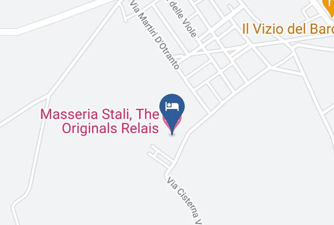 Masseria Stali The Originals Relais Map