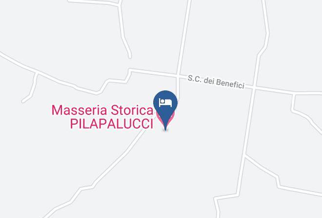 Bari - Masseria Storica Pilapalucci Maps