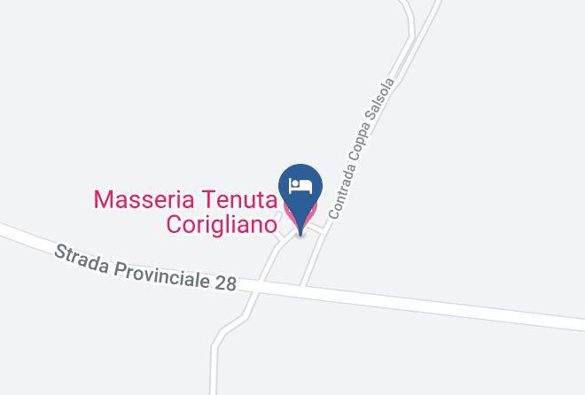 Foggia - Masseria Tenuta Corigliano Maps