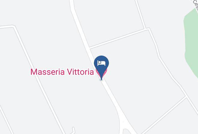 Lecce - Masseria Vittoria Maps