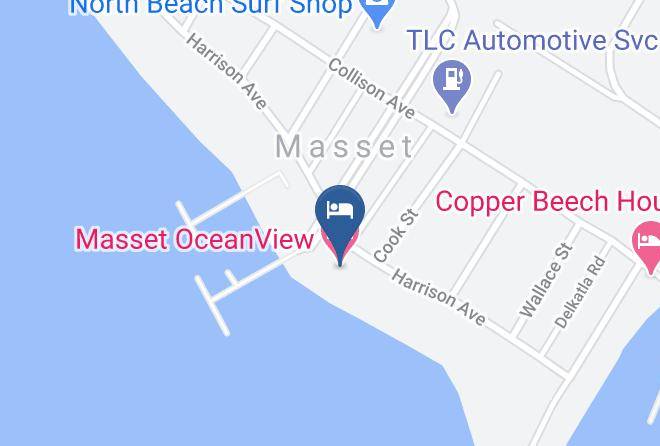Skeena Queen Charlotte - Masset Oceanview Hotel Maps