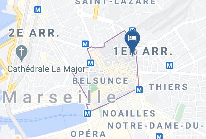 Bouches Du Rhone - Massilia Hotel Maps