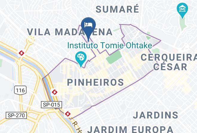 Sao Paulo Pinheiros - Massimo Vila Madalena Maps